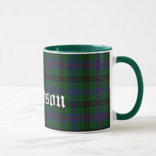 Mug Plaid de tartan traditionnel fait sur commande de