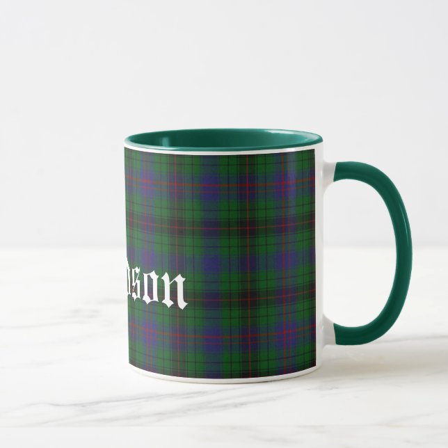 Mug Plaid de tartan traditionnel fait sur commande de (Droite)