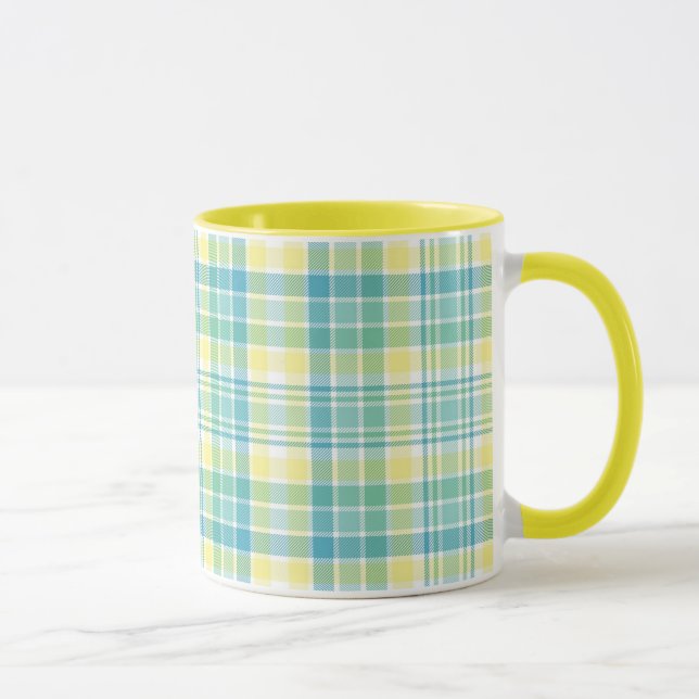 Mug Plaid en pastel (Droite)