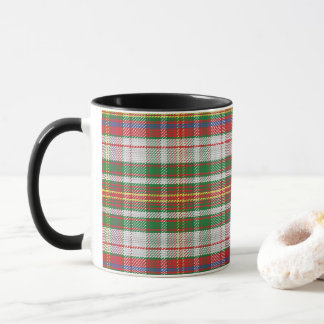 Mug Plaid Tartan multicolore À damiers Ecosse