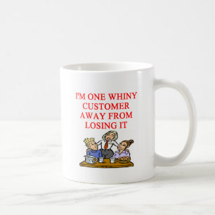 Mug Plaisanterie de cudtomer de SERVEUSE