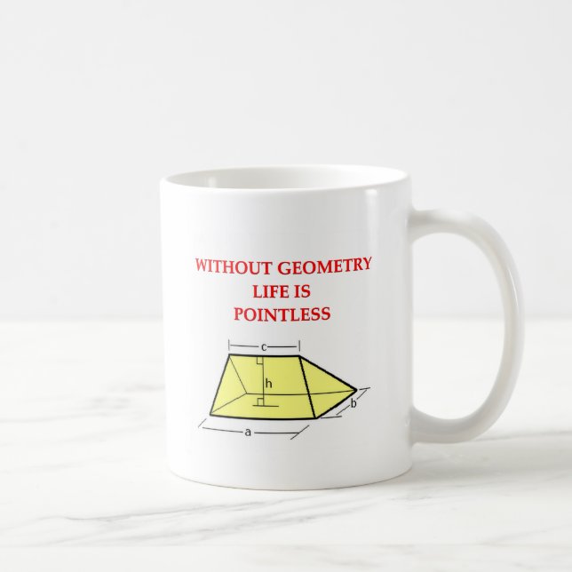 Mug plaisanterie de maths (Droite)