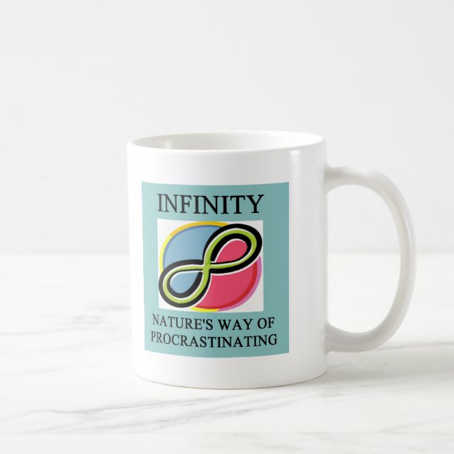 Mug Plaisanterie de maths d'INFINI (Droite)