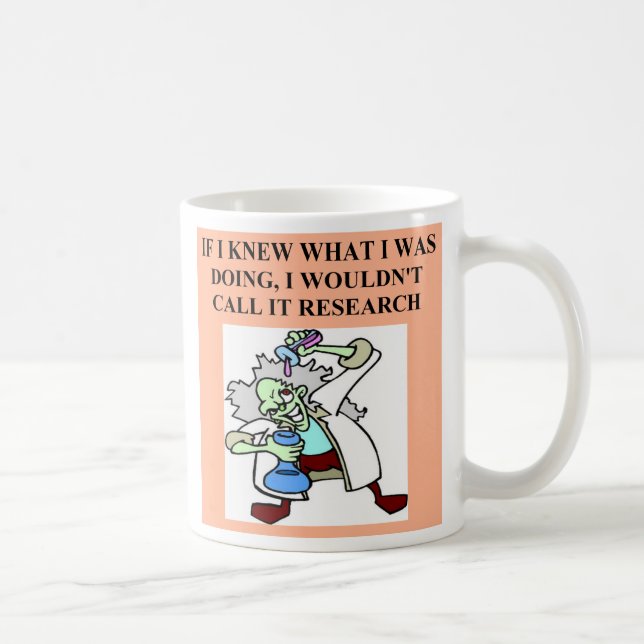 Mug plaisanterie de recherches, plaisanterie de (Droite)