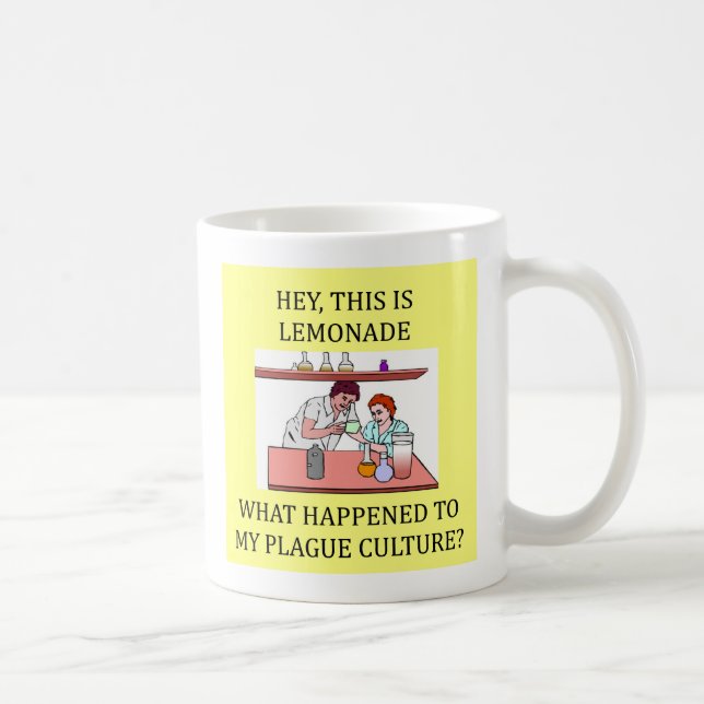 Mug plaisanterie drôle de laboratoire de biologie, (Droite)