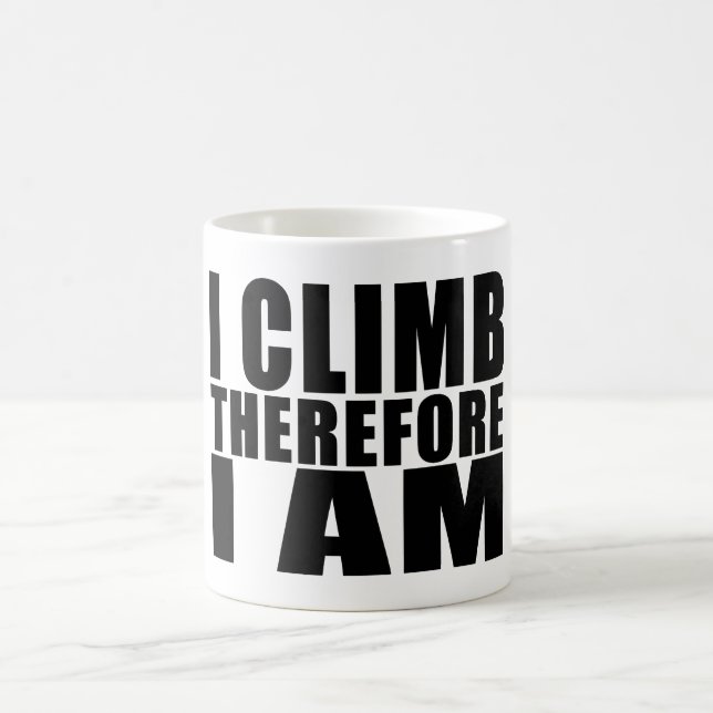 Mug Plaisanteries drôles de citations de grimpeurs : (Centre)