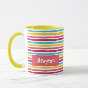 Mug Plaisir Au Soleil ! Bonbons À Baguettes Colorées