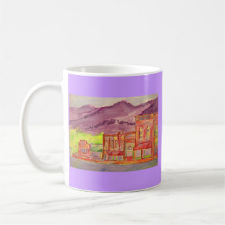 Mug plan d'aquarelle de montagne