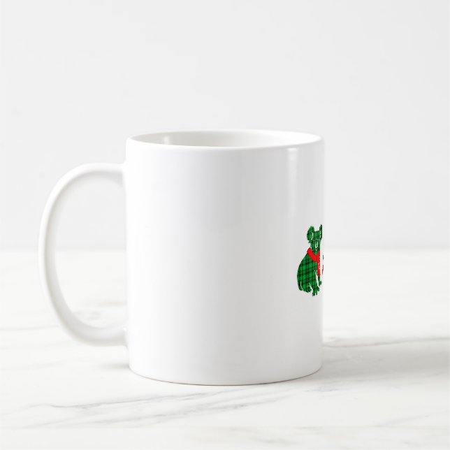 Mug Plan de bataille amusant Noël Accueil Enfants Main (Gauche)