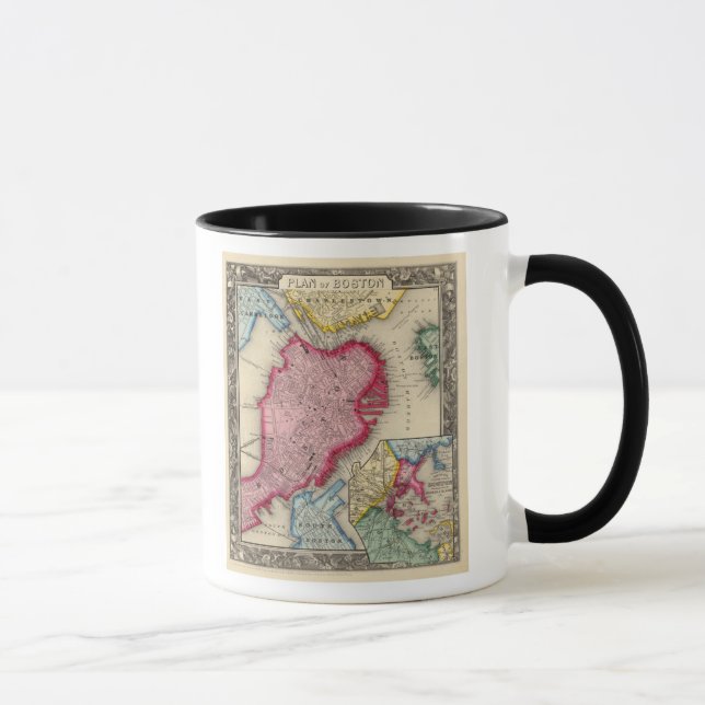 Mug Plan De Boston (Droite)