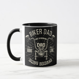 Mug Plan de Fête des pères de moto pour papa Biker All