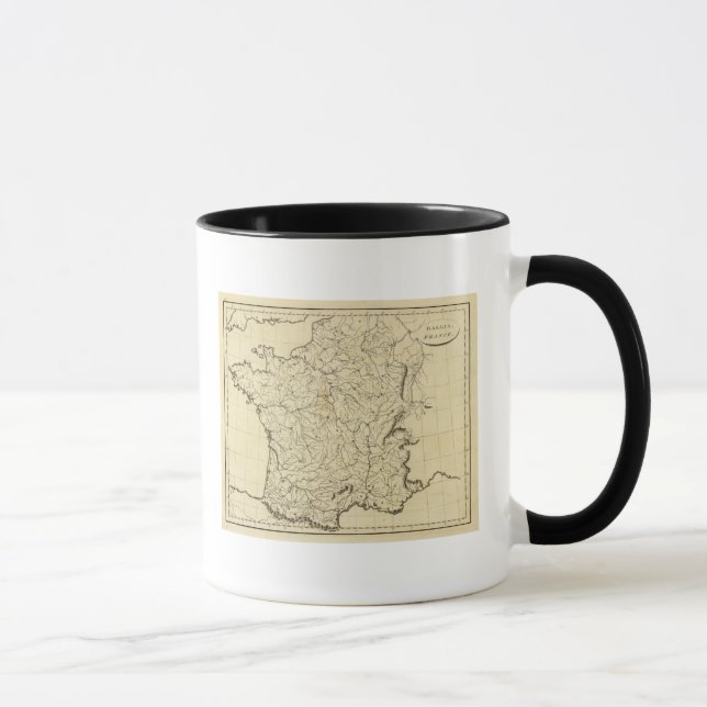 Mug Plan de la France (Droite)