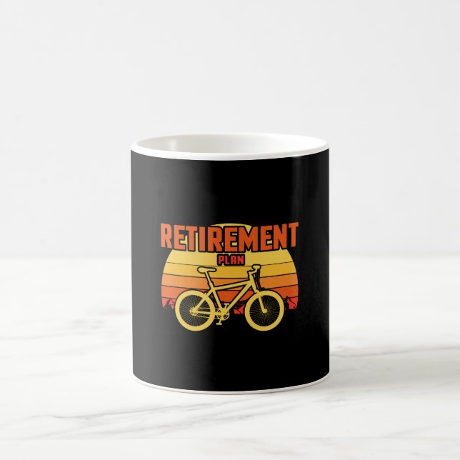 Mug Plan de retrait des vélos à vélo amusant (Centre)