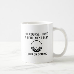 Mug Plan de retraite de golf