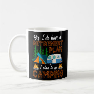 Mug Plan de retraite du camping Camping Rv Caravan Ext