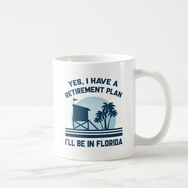 Mug Plan de retraite Floride (Droite)