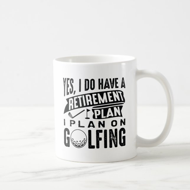 Mug Plan de retraite Golf (Droite)
