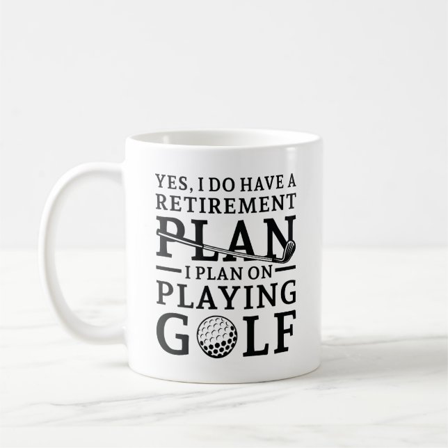 Mug Plan de retraite Golf (Gauche)