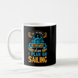 Mug Plan de retraite Grand-père de la voile