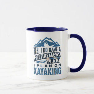 Mug Plan de retraite Kayaking