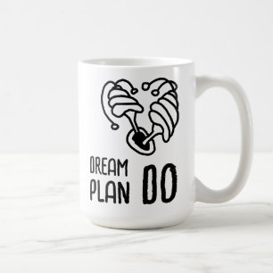 Mug Plan de rêve ligne de champignon DO