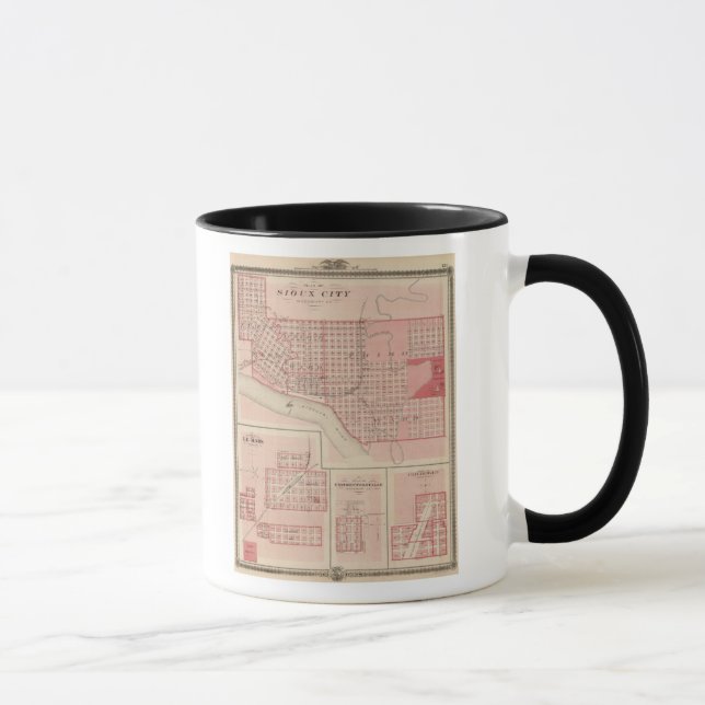 Mug Plan de Sioux City, Le Mars (Droite)