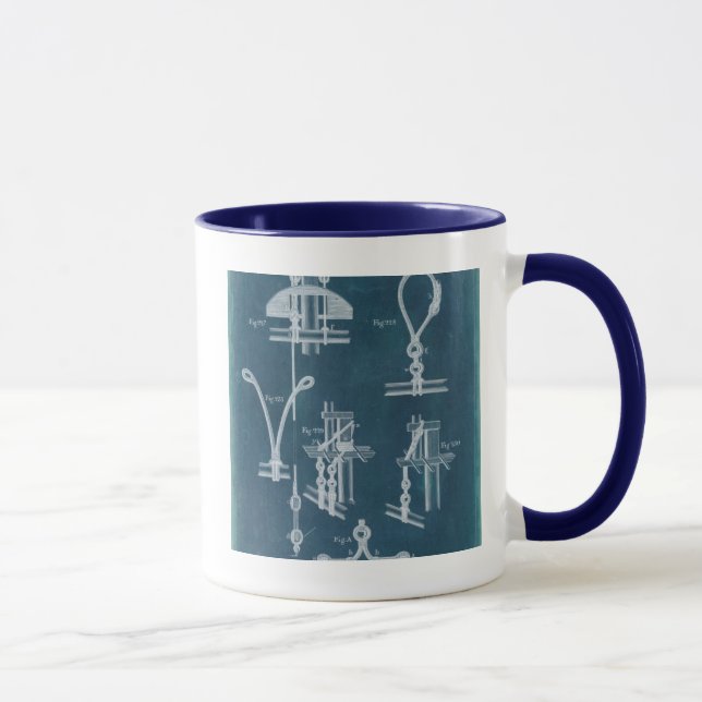 Mug Plan détaillé nautique IV (Droite)