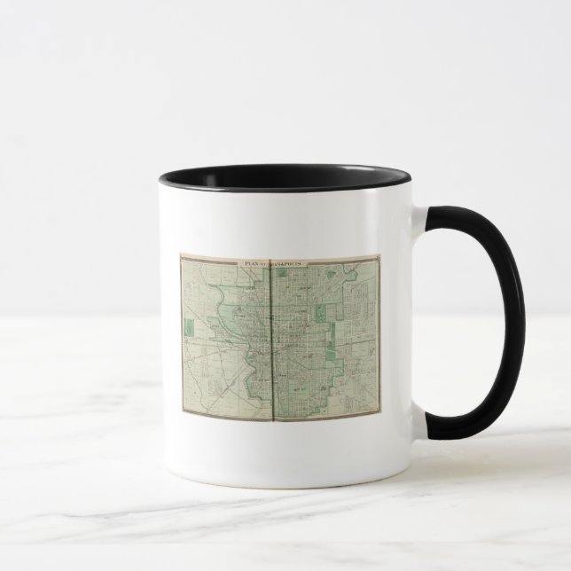 Mug Plan d'Indianapolis (Droite)