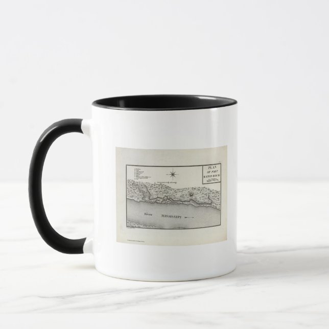 Mug Plan Du Fort Baton Rouge (Gauche)
