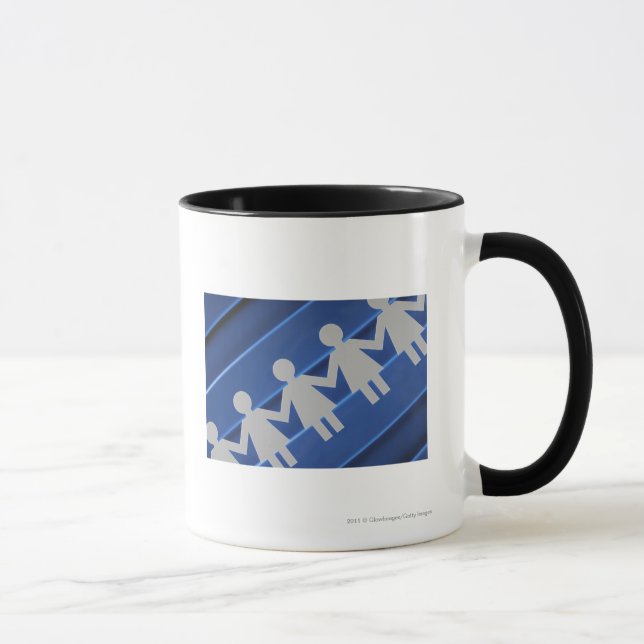 Mug Plan rapproché des poupées à chaînes de papier (Droite)