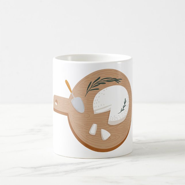 Mug Planche à fromage avec couteau à brie et herbes (Créateur téléchargé)