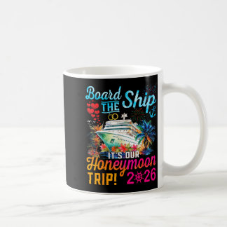 Mug Planche de chemise voyage de noces mari