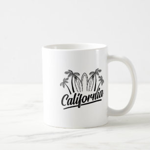 Mug Planche de surf Palm California Beach Cool Voyageu