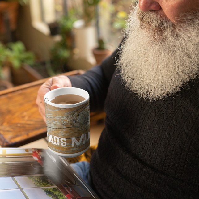 Mug Planche en bois vieilli (Créateur téléchargé)
