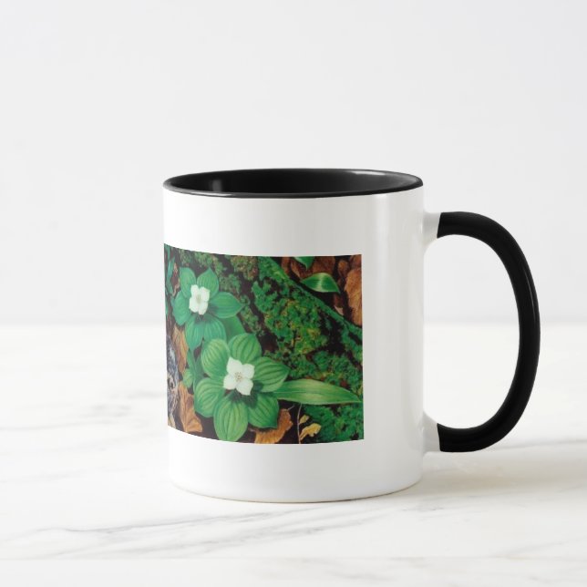 Mug Plancher de forêt/tasse lapin de bébé (Droite)