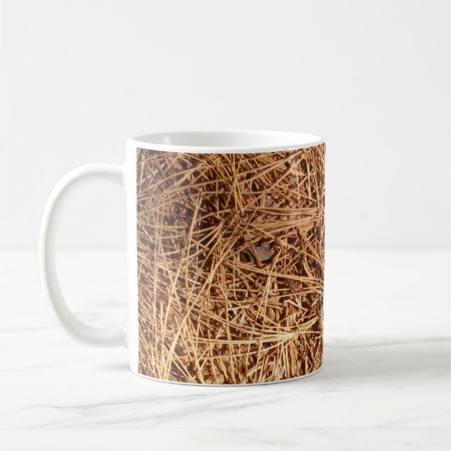 Mug Plancher de pin, aiguilles de pin (Gauche)