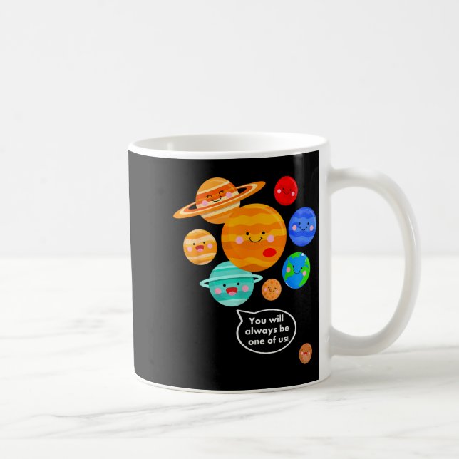 Mug Plane Funny Cartoon Planets Never Forget  (Droite)