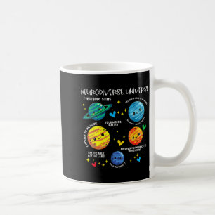 Mug planète autisme univers neurodivers sensibilisatio