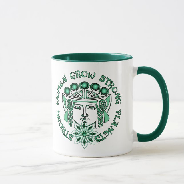 Mug Planète forte de femmes fortes (Droite)