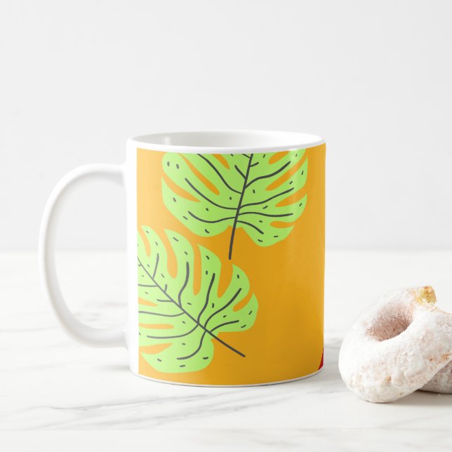 Mug Planète Nuances Vertes Terre (Avec donut)