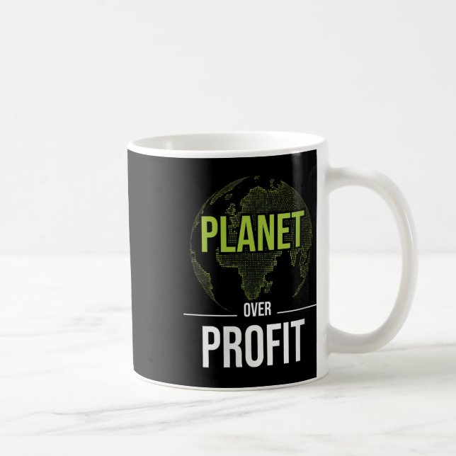 Mug Planète pour femmes sur le profit - De l'environne (Droite)