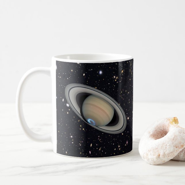 Mug Planète Saturn Starry Sky (Avec donut)