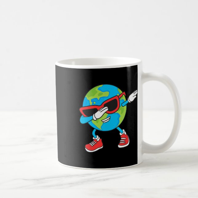 Mug Planète Terre Anniversaire Jour Dab Super Dabbing  (Droite)