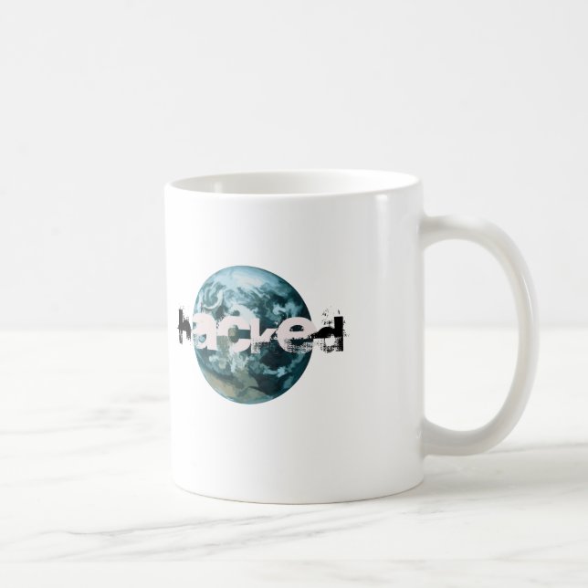 Mug planète Terre piratée (Droite)