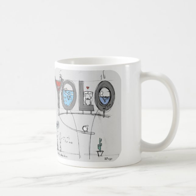 Mug Planète" YOLO de HP2352 "Harold vivant une fois (Droite)