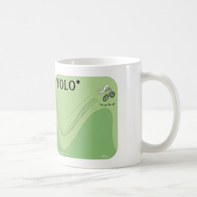 Mug Planète" YOLO de HP5004 la "Harold vont pour elle (Droite)