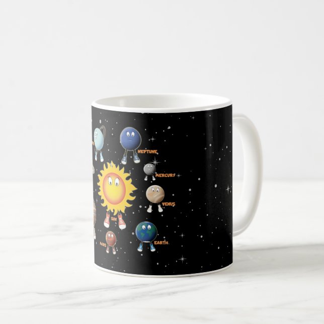 Mug Planètes et système solaire (Devant droit)