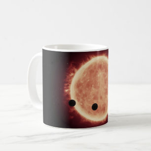 Mug Planètes Transitant Red Nwarf Star Dans Trappist-1