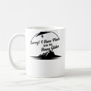 Mug Planeur - Désolé, j'ai des projets avec mon planeu