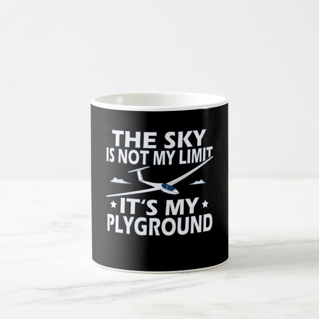Mug Planeur Le Ciel N'Est Pas Ma Limite (Centre)